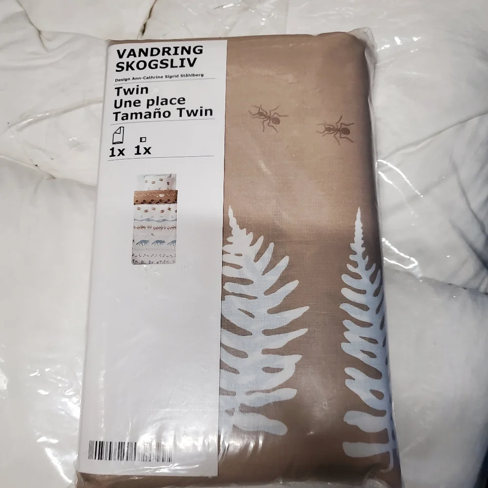 Ikea VANDRING SKOGSLIV kids Twin duvet
